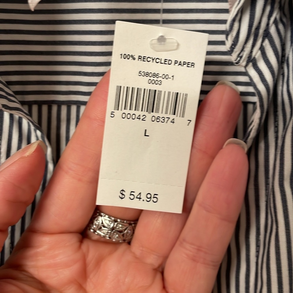 Pinstripe button down - Picture 2 of 3